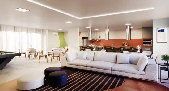 Apartamento com 1 Quarto à venda, 34m² no Mercês, Curitiba