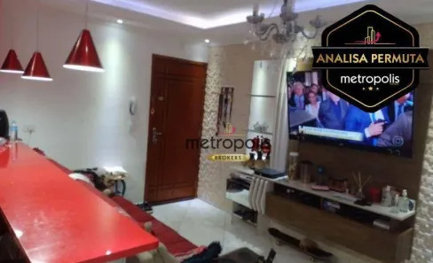 Apartamento com 2 Quartos à venda, 50m² no Vila Tibiriçá, Santo André