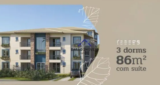 Apartamento com 3 Quartos à venda, 87m² no Residencial Jardim Perolla II, Itupeva