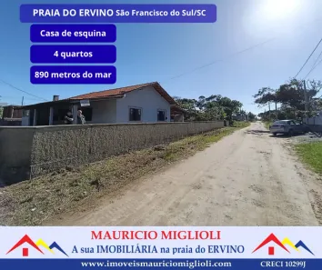 Casa com 4 Quartos à venda, 120m² no Praia do Ervino, São Francisco do Sul