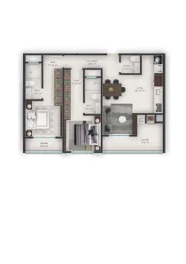 Apartamento com 2 Quartos à venda, 85m² no Perequê, Porto Belo