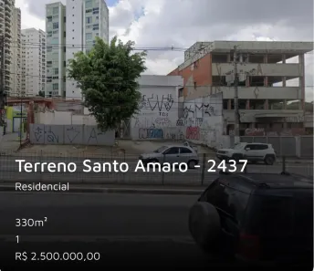 Lote/Terreno à venda, 330m² no Brooklin Paulista, São Paulo