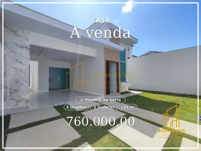 Casa com 3 Quartos à venda, 110m² no Planície da Serra, Serra