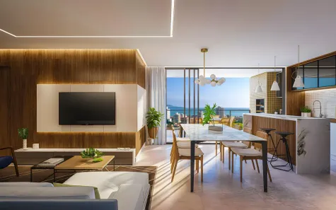 Apartamento com 3 Quartos à venda, 132m² no Pereque, Porto Belo