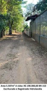 Lote/Terreno à venda, 5597m² no Vila Grimpas, Hidrolândia