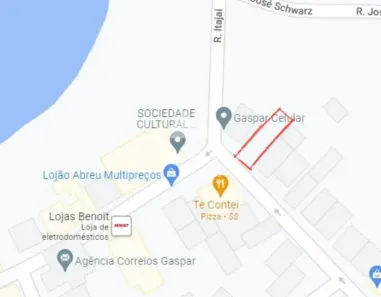 Lote/Terreno à venda, 492m² no Centro, Gaspar