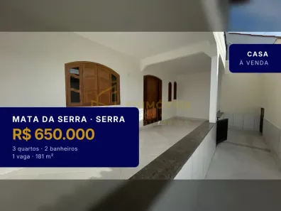 Casa com 3 Quartos à venda, 181m² no Mata da Serra, Serra