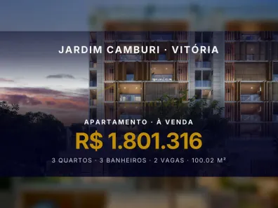 Apartamento com 3 Quartos à venda, 100m² no Jardim Camburi, Vitória