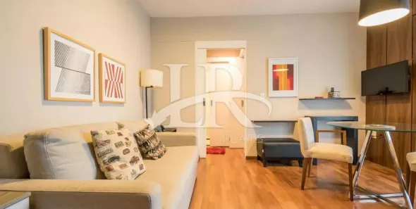 Flat com 1 Quarto para alugar, 43m² no Brooklin Paulista, São Paulo