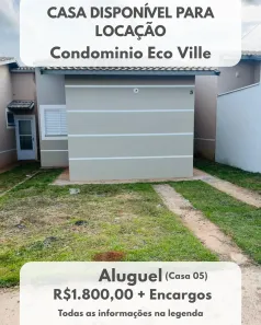Casa com 2 Quartos para alugar, 70m² no Parque Residencial Damha II, Presidente Prudente