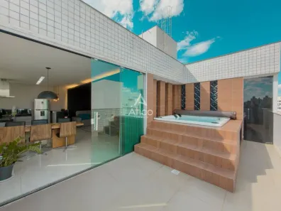 Cobertura com 3 Quartos para venda ou aluguel, 200m² no Castelo, Belo Horizonte