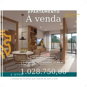 Apartamento com 2 Quartos à venda, 68m² no Jardim Camburi, Vitória
