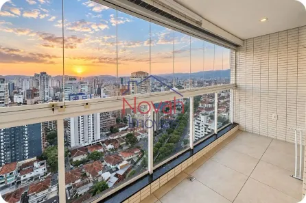 Apartamento com 1 Quarto para alugar, 55m² no Embaré, Santos