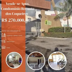 Apartamento com 3 Quartos à venda, 86m² no Centro, Barra dos Coqueiros