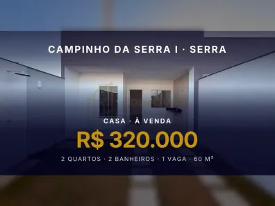 Casa com 2 Quartos à venda, 60m² no Campinho da Serra I, Serra