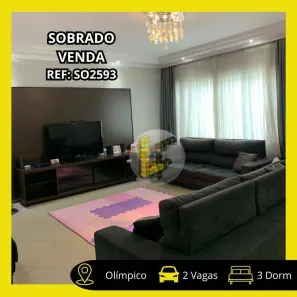 Sobrado com 3 Quartos à venda, 287m² no Olímpico, São Caetano do Sul