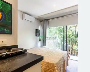 Apartamento com 1 Quarto para alugar, 25m² no Jardim das Bandeiras, São Paulo