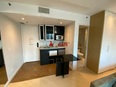 Apartamento com 1 Quarto para alugar, 27m² no Indianópolis, São Paulo