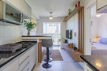 Apartamento com 1 Quarto à venda, 27m² no Jardim Caravelas, São Paulo