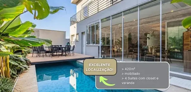 Casa de Condomínio com 4 Quartos à venda, 390m² no Tamboré, Santana de Parnaíba