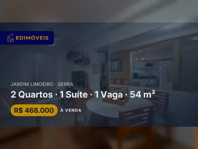 Apartamento com 2 Quartos à venda, 54m² no Jardim Limoeiro, Serra
