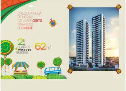 Apartamento com 2 Quartos à venda, 62m² no Cordeiro, Recife