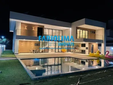 Casa de Condomínio com 4 Quartos à venda, 892m² no Busca Vida (Abrantes), Camaçari