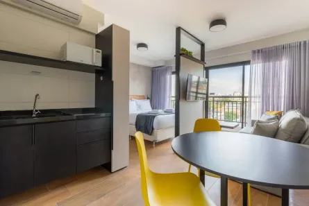 Apartamento com 1 Quarto para alugar, 24m² no Jardim São Paulo(Zona Norte), São Paulo