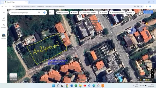Lote/Terreno à venda, 2400m² no Praia do Futuro I, Fortaleza