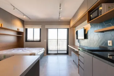 Kitnet com 1 Quarto à venda, 34m² no Indianópolis, São Paulo