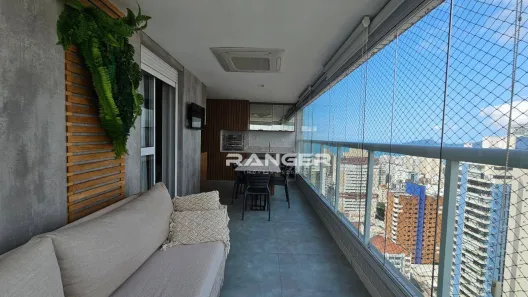 Apartamento com 3 Quartos à venda, 134m² no Gonzaga, Santos
