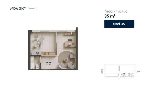 Sala Comercial à venda, 35m² no Campinas, São José