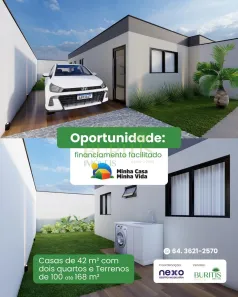 Casa de Condomínio com 2 Quartos à venda, 42m² no Jardim Floresta, Rio Verde