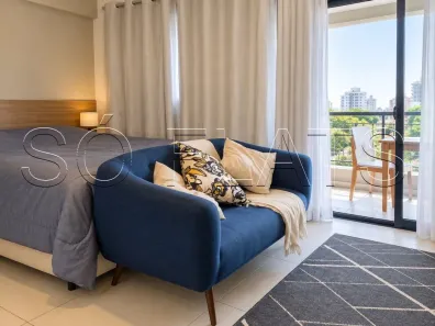Flat com 1 Quarto para alugar, 26m² no Campo Belo, São Paulo