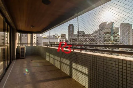 Apartamento com 4 Quartos para venda ou aluguel, 212m² no Boqueirão, Santos