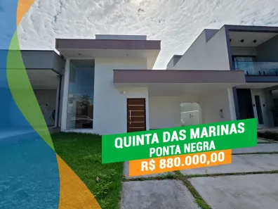 Casa de Condomínio com 3 Quartos à venda, 120m² no Ponta Negra, Manaus