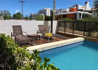 Flat com 1 Quarto para alugar, 43m² no Cabo Branco, João Pessoa