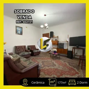 Sobrado com 2 Quartos à venda, 177m² no Cerâmica, São Caetano do Sul
