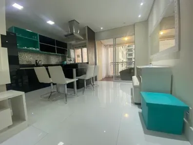 Apartamento com 1 Quarto para alugar, 50m² no Sítio Tamboré Alphaville, Barueri