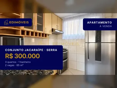 Apartamento com 3 Quartos à venda, 65m² no Conjunto Jacaraípe, Serra