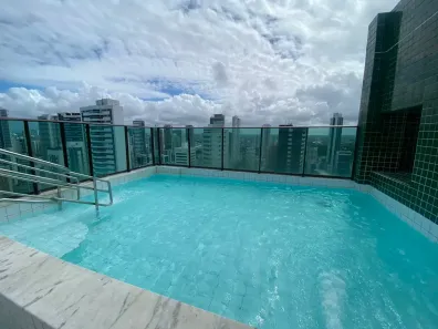 Apartamento com 1 Quarto para alugar, 35m² no Boa Viagem, Recife