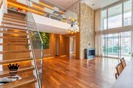 Apartamento com 3 Quartos para alugar, 190m² no Brooklin Paulista, São Paulo