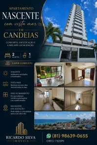 Apartamento com 2 Quartos à venda, 55m² no Candeias, Jaboatão dos Guararapes