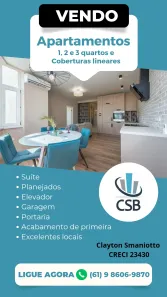 Apartamento com 1 Quarto à venda, 55m² no Setor Habitacional Vicente Pires, Brasília