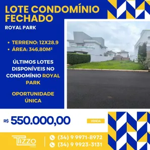 Lote/Terreno à venda, 346m² no Jardim Inconfidência, Uberlândia