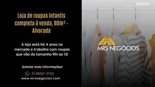 Ponto Comercial à venda, 80m² no Bela Vista, Alvorada