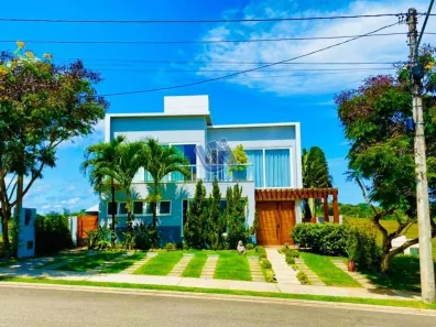 Casa de Condomínio com 5 Quartos à venda, 380m² no Alphaville (Abrantes), Camaçari