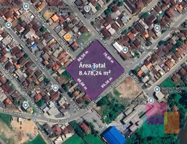 Lote/Terreno à venda, 8478m² no Jardim Paraíso, Joinville