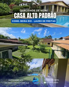 Casa de Condomínio com 2 Quartos à venda, 360m² no Recreio Ipitanga, Lauro de Freitas