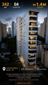 Apartamento com 4 Quartos à venda, 250m² no Santana, Recife